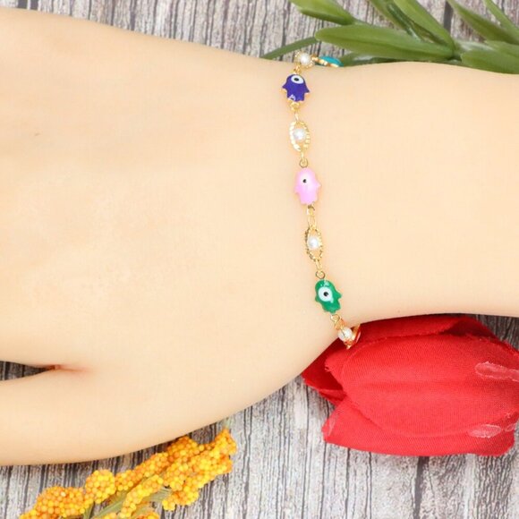 "Trendy Handmade Bracelet – A Stylish Gift for Women & Girls, MAR091491 - Picture 6 of 10